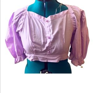 Iky and Me Purple Crop Top